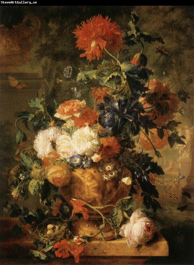 HUYSUM, Jan van Vase of Flowers